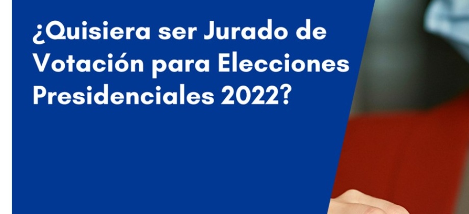 ¿Quiere ser jurado de votación en las presidenciales?