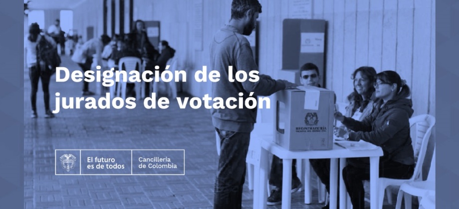 Acto administrativo del 1 de junio de 2022 con la designación de jurados de votación en Valencia