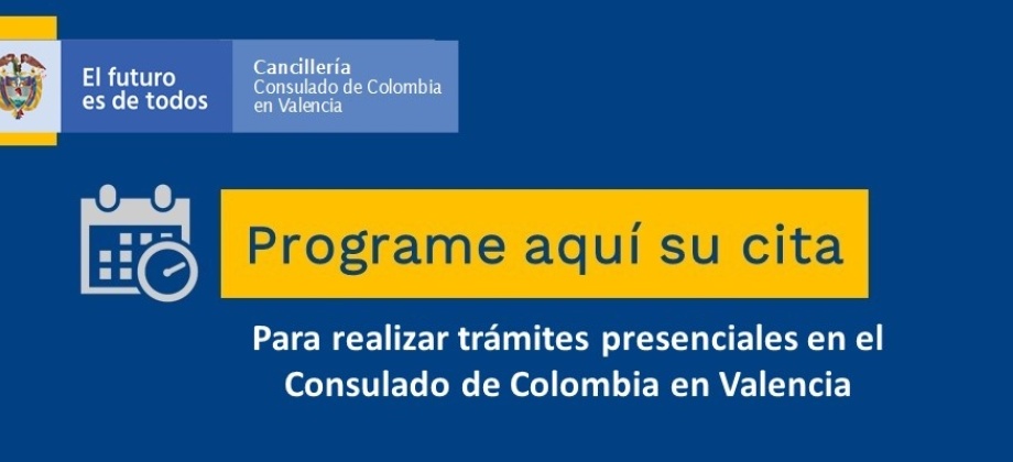 Programe aquí su cita en el Consulado de Colombia 