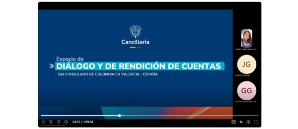 Así rendimos cuentas desde el Consulado de Colombia en Valencia - España