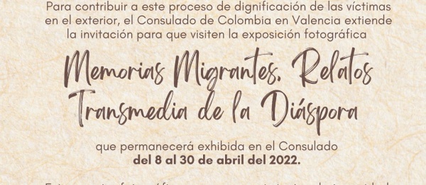 El Consulado de Colombia en Valencia – España se une a la Conmemoración del Día de la Memoria y Solidaridad con las Víctimas del Conflicto Armado Colombiano