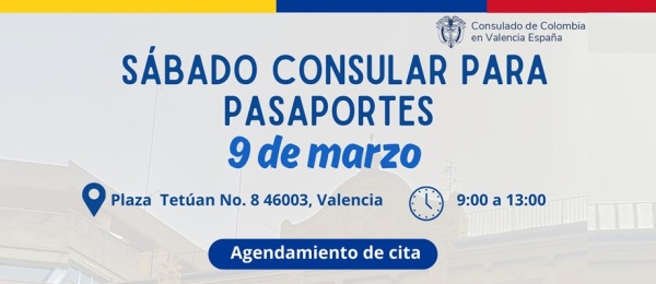 Participa de la jornada de Sábado Consular para Pasaportes este 9 de marzo